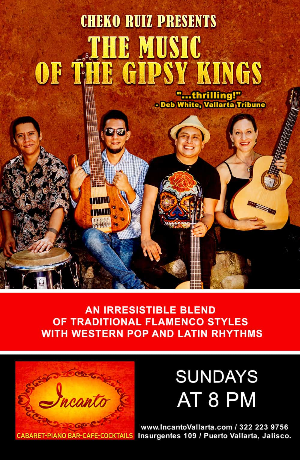 Cheko Ruiz presenta ‘The Music of The Gipsy Kings’