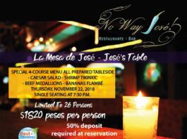 No Way José! offers elegant Thanksgiving feast La Mesa de José