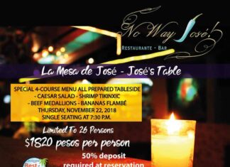No Way José! offers elegant Thanksgiving feast La Mesa de José
