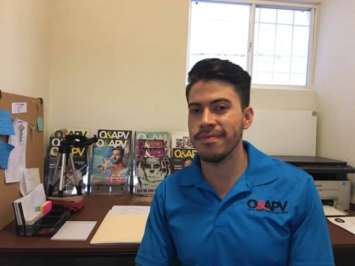 Alejandro Chavez Toledo has been named editor and general manager for Out & About Puerto Vallarta (O&APV). Alejandro Chavez Toledo has been named editor and general manager for Out & About Puerto Vallarta (O&APV).