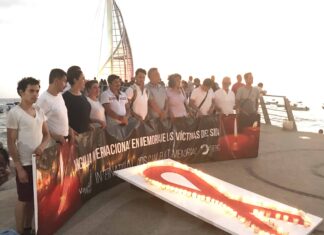 International AIDS candlelight memorial CEREMONY