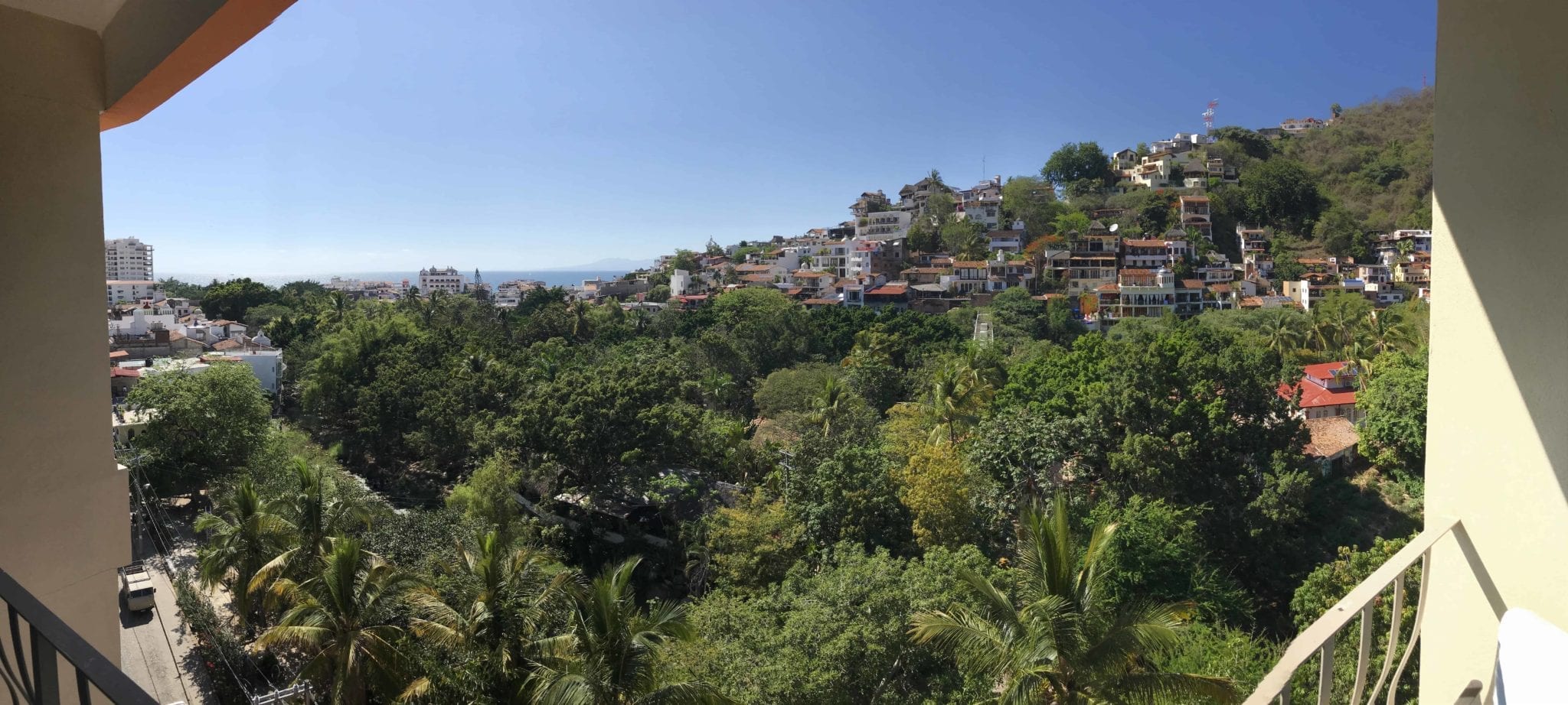 vista del patio del apartamento