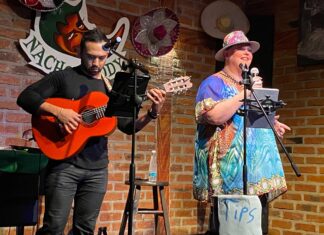 Duo Dorado: Amy Armstrong and Fernando González at Nacho Daddy