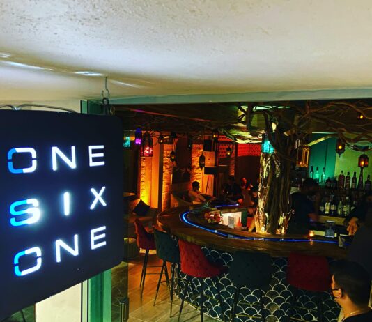 One Six One Blends Big-City Style with Puerto Vallarta Hospitality 161 sign bar