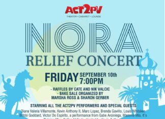 Nora Relief Show to be Held at ACT2PV on Sept. 10