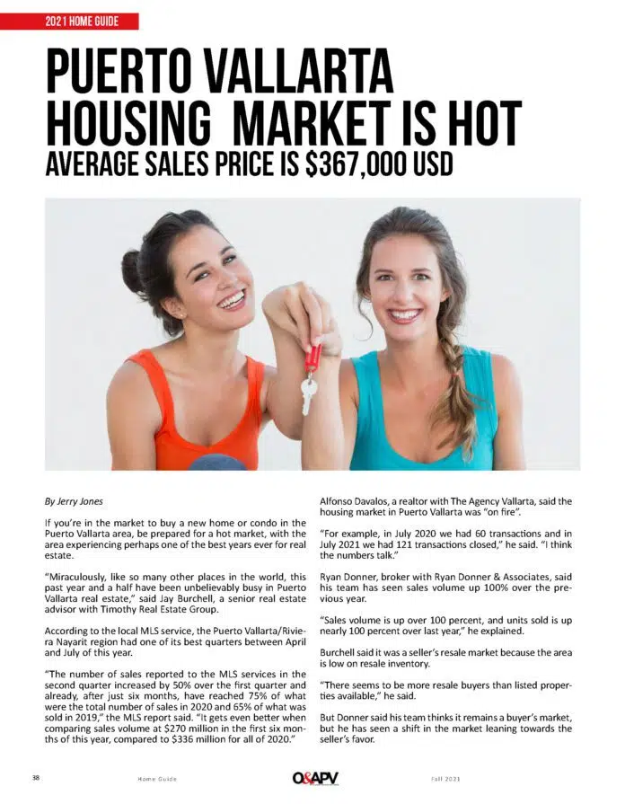 Puerto Vallarta Housing Market is HOT