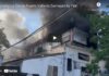 Spartacus Sauna Damaged by Fire spartacus sauna on fire
