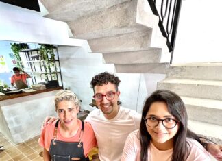 Masame PV Brings Collaboration with Renowned Chef Salvador Carrillo left to right) Edi Fernández De Lara , Chef Salvador Carrillo, and Rollon Lili.