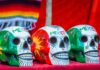 Day of the Dead Celebrations Planned from Oct. 27 to Nov. 2 Colorful skulls for day of the dead