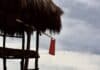 Hurricane Orlene Bypasses Puerto Vallarta with No Damage This photo, from Sunday, Oct. 2, shows the red flag displayed as beaches in Puerto Vallarta were closed. Photo by Oscar Almeida.