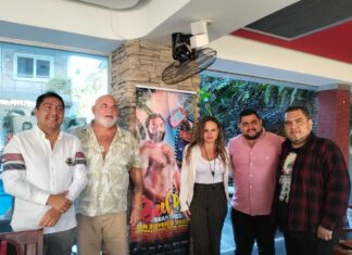 BeefDip Bear Week Brings $240 Million Pesos Economic Benefit to Puerto Vallarta (left to right) Luis Villaseñor, general director of the Public Trust for Tourism Promotion and Publicity of the Municipality of Puerto Vallarta , Steve Buczek (BeefDip founder), Carla Esparza Quintero, councilwoman president of the Tourism and Economic Development Commission, Christhian Preciado Cazares, with the Office of Tourism and Economic Development of Puerto Vallarta and Jose Spinning Cortes