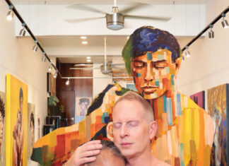 Discover the Art of the Human Form in Omar Garcia de Alba B.’s Symphony #7 David Brown and Santiago Redmond are 'The Art Boys' at Galeria Browne. Photo by Oscar Almeida.