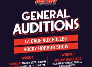ACT2PV Announces Open Auditions for 2023-24 Season for La Cage Aux Folles and Rocky Horror Show Auditions will be held on March 25 & 26, and all interested individuals are encouraged to participate. Experience is not necessary, and while English is helpful, it's not required.