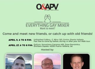 Gay Mixers Set for April 5 and April 27