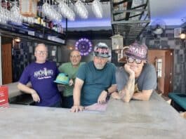 Tunnel Bar Opens in East Emiliano Zapata The Tunnel Bar owners (left to right) Roger, Bryan, Sugarbaker and Tamale. Photo by Oscar Almeida.