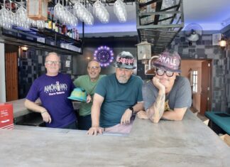 Tunnel Bar Opens in East Emiliano Zapata The Tunnel Bar owners (left to right) Roger, Bryan, Sugarbaker and Tamale. Photo by Oscar Almeida.