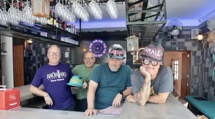 Tunnel Bar Opens in East Emiliano Zapata The Tunnel Bar owners (left to right) Roger, Bryan, Sugarbaker and Tamale. Photo by Oscar Almeida.