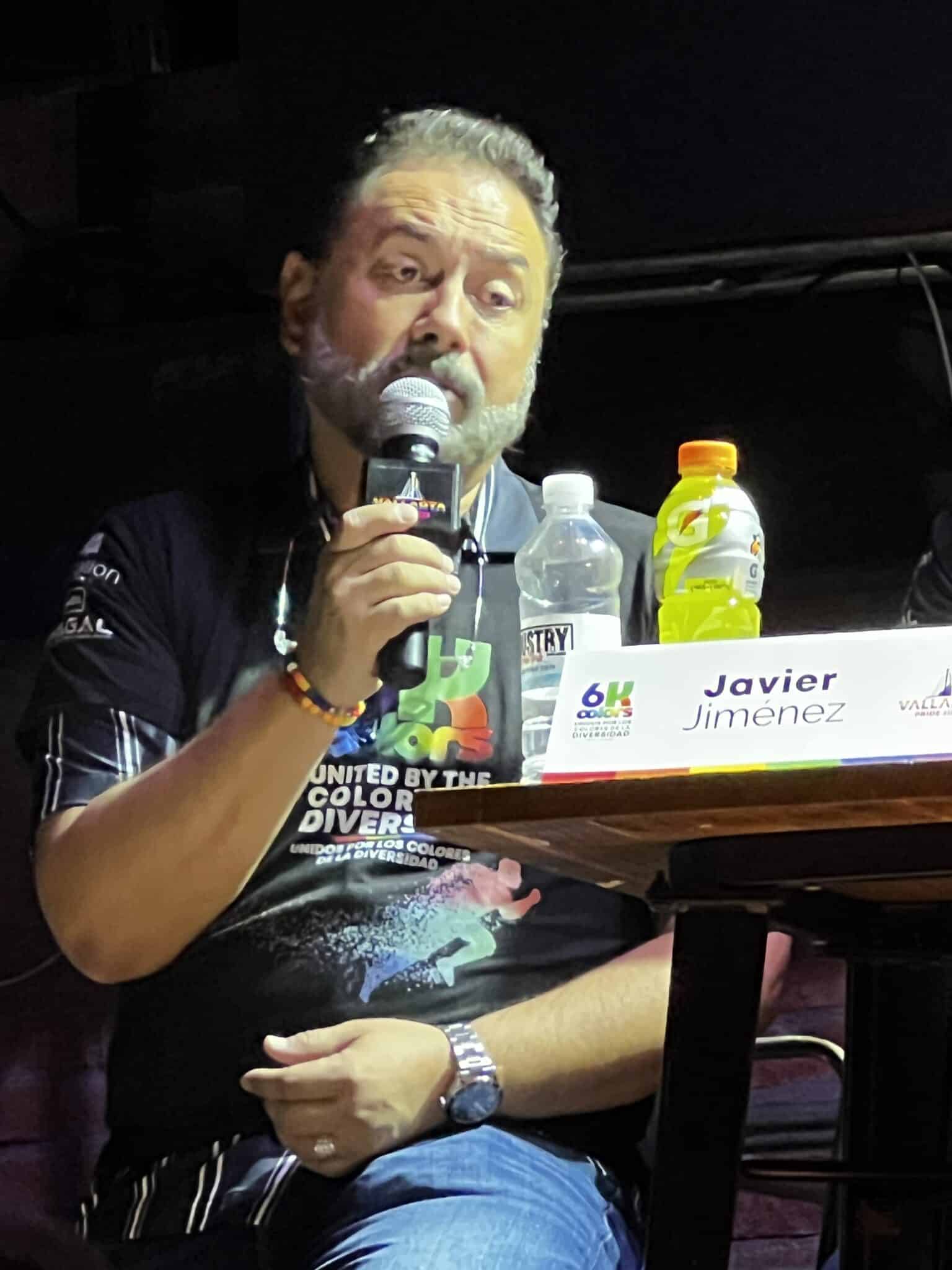 Javier Jiménez, presidente de Vallarta Pride;