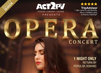 Soprano Brenda Gaviño, One Night Only at ACT2PV The amazing Mexican soprano, Brenda Gaviño, is returning by popular demand to perform her captivating classical Opera recital, accompanied by the talented pianist, Alejandro Villareal.