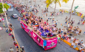 Summer Festivals Offer Fun to Visitors from World Wide Bear pride float