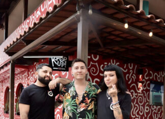 K-Pop Up Brings Korean Inspired Fusion to Puerto Vallarta (left to right) Gerry, Ulises and Fer with the new bar, K-Pop Up! Photo by Oscar Almeida