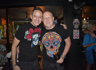 Out and About With Marcia Blondin -Bill’s Birthday at La Catrina, Vigilance, and more! Juan Alvarado threw a birthday party for husband, Bill Williams at their bar on Lazaro Cardenas. La Catrina Cantina came alive with Kevin Anthony again singing Happy Birthday and energizing the room to dance, laugh and have fun.