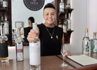 Discover Agave Tastings and Culture at Savia Agave Niche Isis Hernandez at her lovely bar Savia Agave Niche, located within Elixir Mixology Bar.