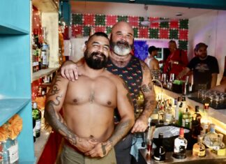 Diablitos Cantina: The Newest Gay Bar in Puerto Vallarta Toñito Castañeda and Ron Thomas have opened the bar, Diablitos Cantina, on Oct. 23, 2023. It’s located just down the street from Studs Bear and Leather Bar and right next door to MistrBear.