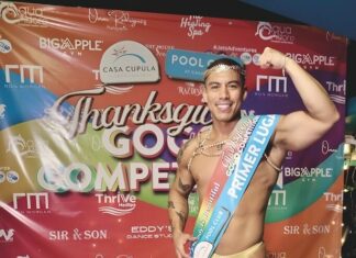 Luis Oscar Gomez Captures Casa Cupula GoGo Boy Contest A GoGo Boy competition was held at Casa Cupula, with Luis Oscar Gomez (Oscar) winning first prize, and receiving $15,000 pesos.
