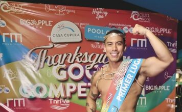 Luis Oscar Gomez Captures Casa Cupula GoGo Boy Contest A GoGo Boy competition was held at Casa Cupula, with Luis Oscar Gomez (Oscar) winning first prize, and receiving $15,000 pesos.