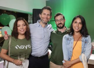 Naya Homes Gala: A Resounding Success with a Huge Turnout Naya Homes Celebration on Jan. 10, 2024 in Puerto Vallarta at their new office. Humberto Pacheco, (center), Co-Founder and CEO of Naya Homes, was at the celebration. Photo by Oscar Almeida.