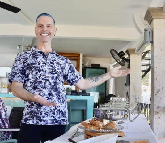 Elevating Saturday Classic Brunch at Casa Cupula with Nick Rogers Nick Rogers is the host for Casa Cupula Classic Brunch on Saturdays. Photo by Oscar Almeida