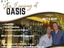 Two Fundraising Events Set For The New Vallarta Gay+ Community Center Evening at OASIS Fundraiser for the Vallarta Gay+ Community Center