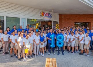 PVRPV: Weaving Community Threads for 18 Years The PVRPV team, celebrating 18 years of business and supporting the community. Photo provided.
