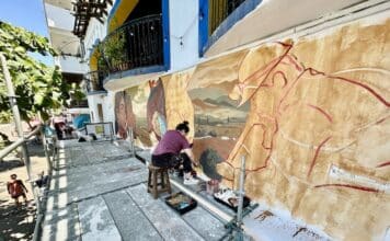 Muralists Asked to Bring Cemeteries to Life for Day of the Dead Rompe murals 2