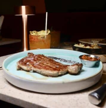 Short Rib Bliss & Fresca Pasta: Unveiling ZUMO’s Signature Dishes The rib eye steak at ZUMO. Photo by Oscar Almeida.