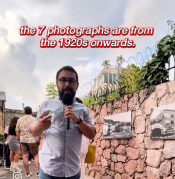 Lighthouses Shine With a Beacon of History Moises Hernandez, @moihmx historical and documentary researcher of Puerto Vallarta and his lighthouse photo exhibition. Photo by Oscar Almeida.