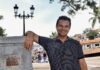 His new firm, Poncho Davalos Real Estate, opened in the summer of 2024. He’s excited to be building his own business.   Photo by Oscar Almeida