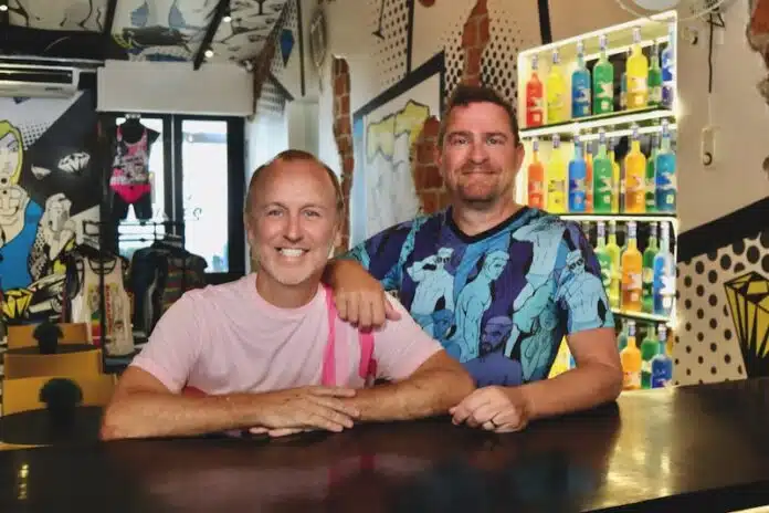 Blondies Season 10: Love, Slushies, and Fashion Blondies founders Dino Alberti and Shawn McGuire. Photo by Oscar Almeida.