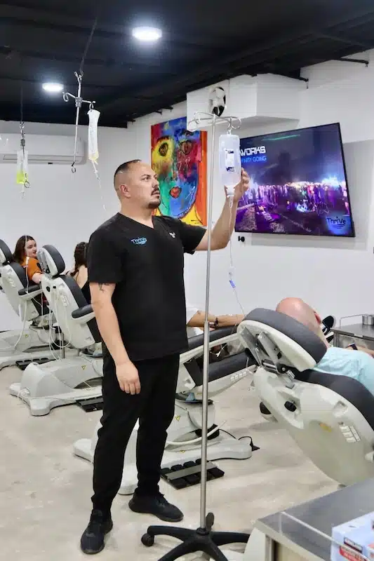 Mikel Alvarez’s ThrIVe MedSpa is a Wellness Oasis Mikel Alvarez is the owner and founder of ThrIVe Medspa. Photo by Oscar Almeida.