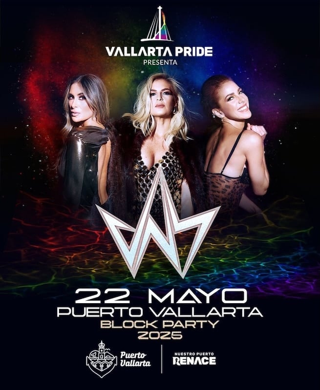 Pop group JNS, a prominent name in Latin pop, is set to headline the Vallarta Pride 2025 Block Party on Thursday, May 22, capping off the Pride Parade.