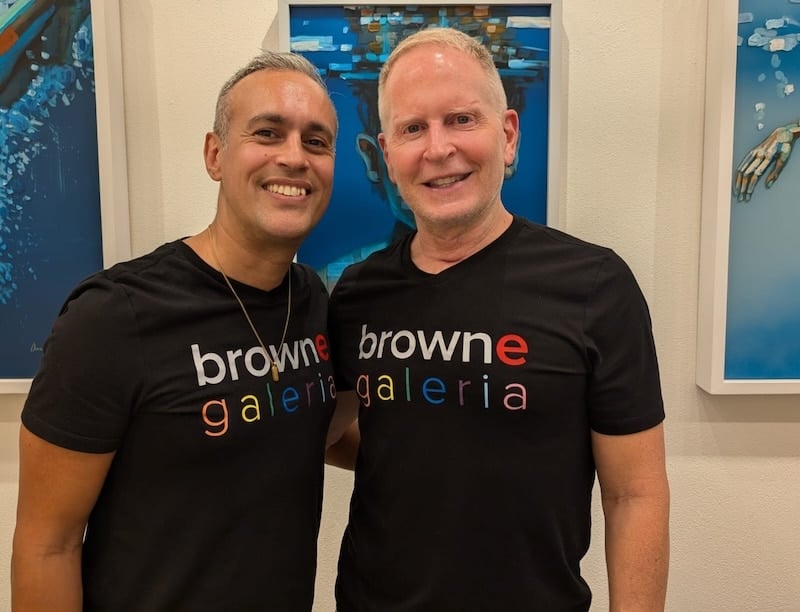 Santiago Redmond and David Browne, Owners of Galeria Browne