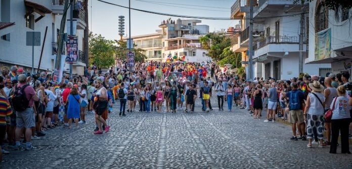 stimates indicated more than 30,000 spectators lined the streets Thursday to observe the procession, which has grown to become a significant attraction for LGBTQ+ tourism in Latin America.