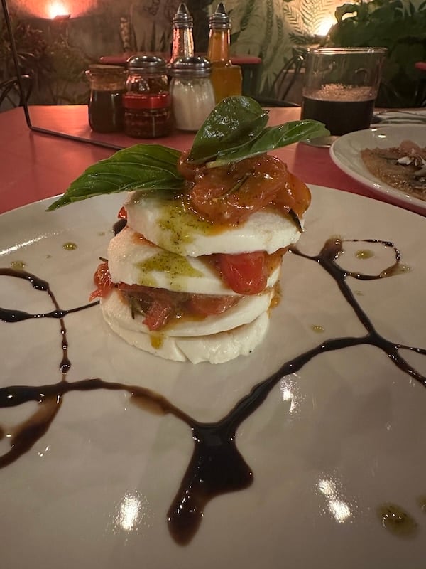 The Caprese at The Brick Oven. Photo by Michael Fluck