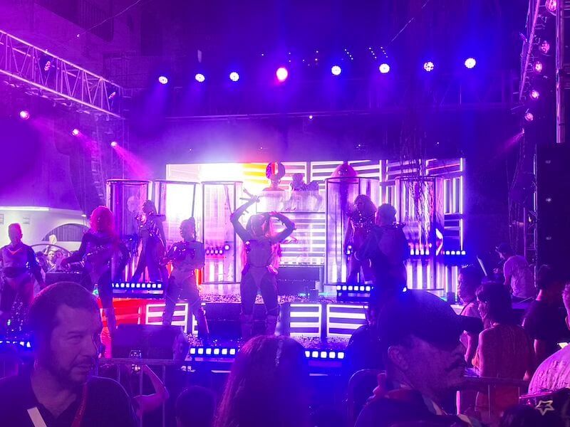 vallarta pride block party concert performances photos