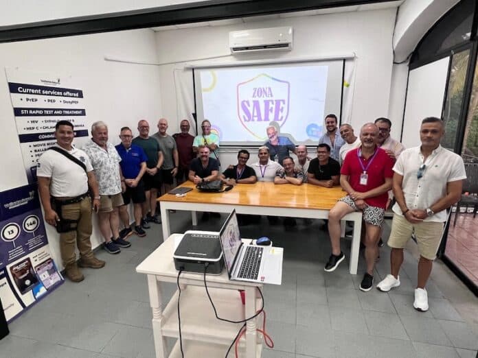 Business and community leaders gathered Monday at the Vallarta Gay+ Community Center for the introduction of Zona Safe, a new initiative aimed at improving safety and fostering stronger collaboration between police, local businesses and the LGBTQ+ community in Puerto Vallarta.