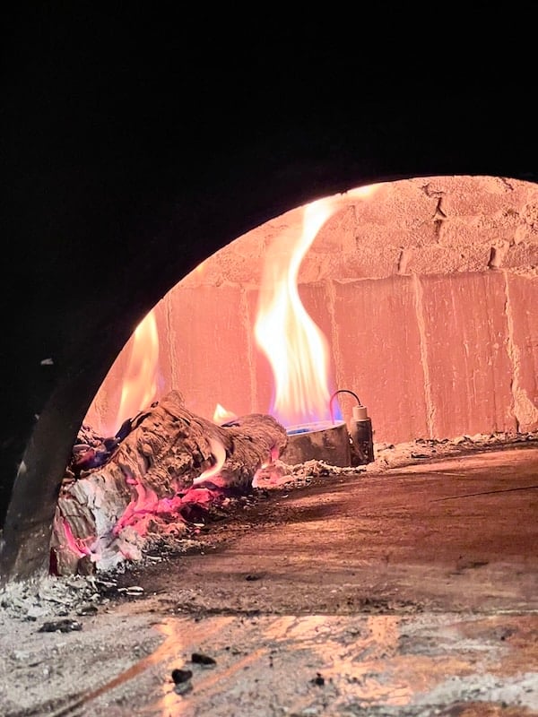 The Brick Oven fire