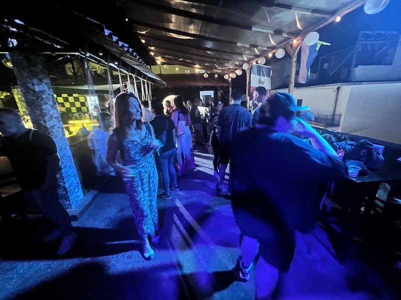 "There is no future without memory" afterparty dancing