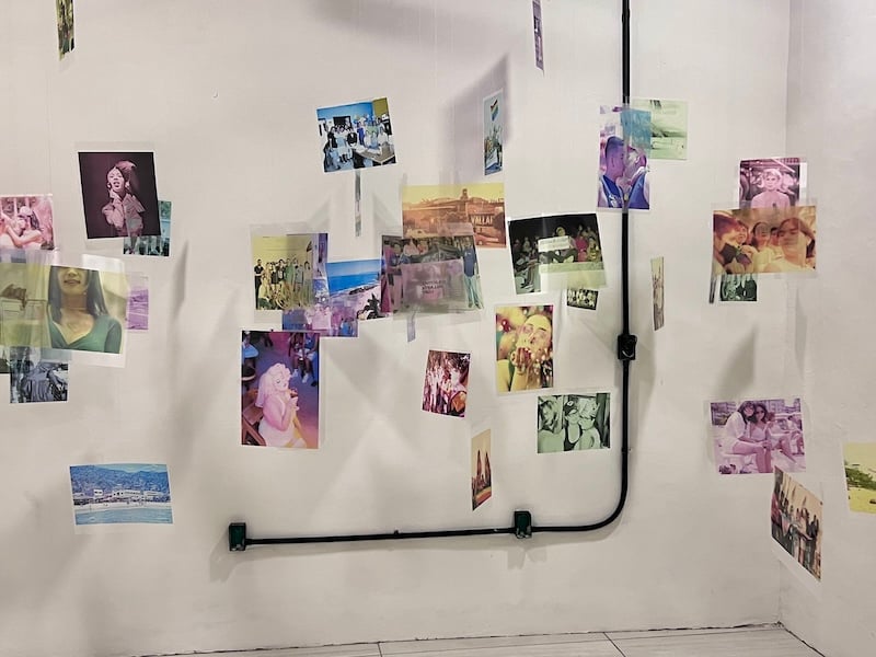 "There is no future without memory" photos hanging