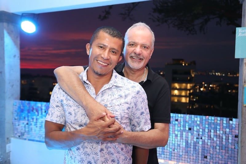 (left to right) Agustin Ibanez and Mike Owens.